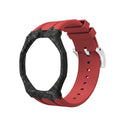 Straps Fluor Carbono Forjado Rojo + Logo AP en hebilla