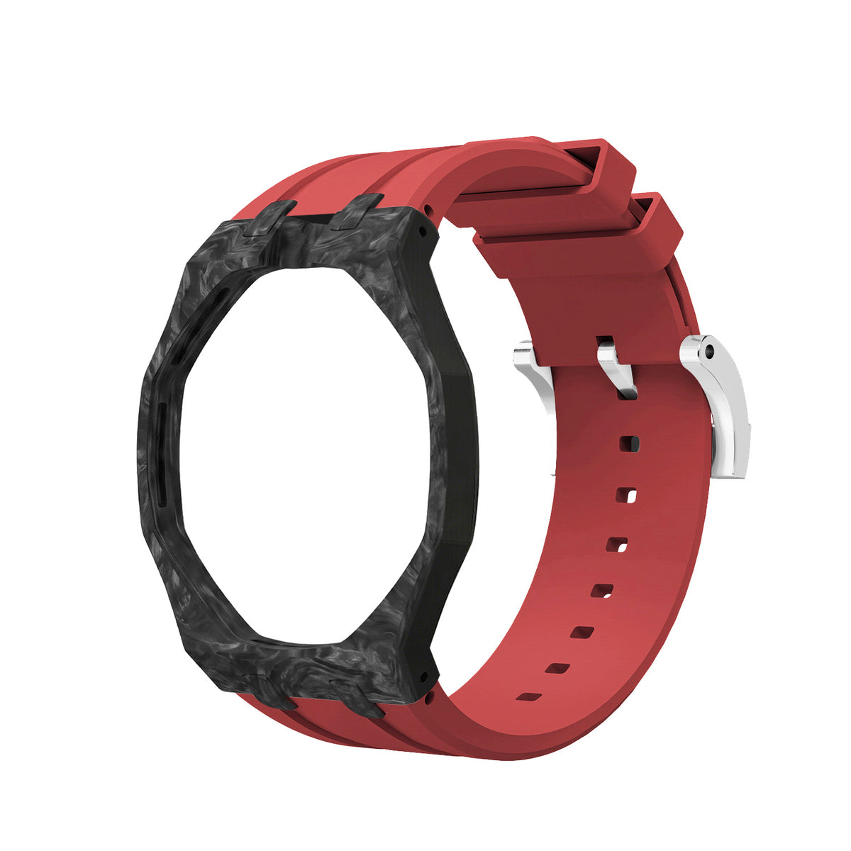 Straps Fluor Carbono Forjado Rojo + Logo AP en hebilla