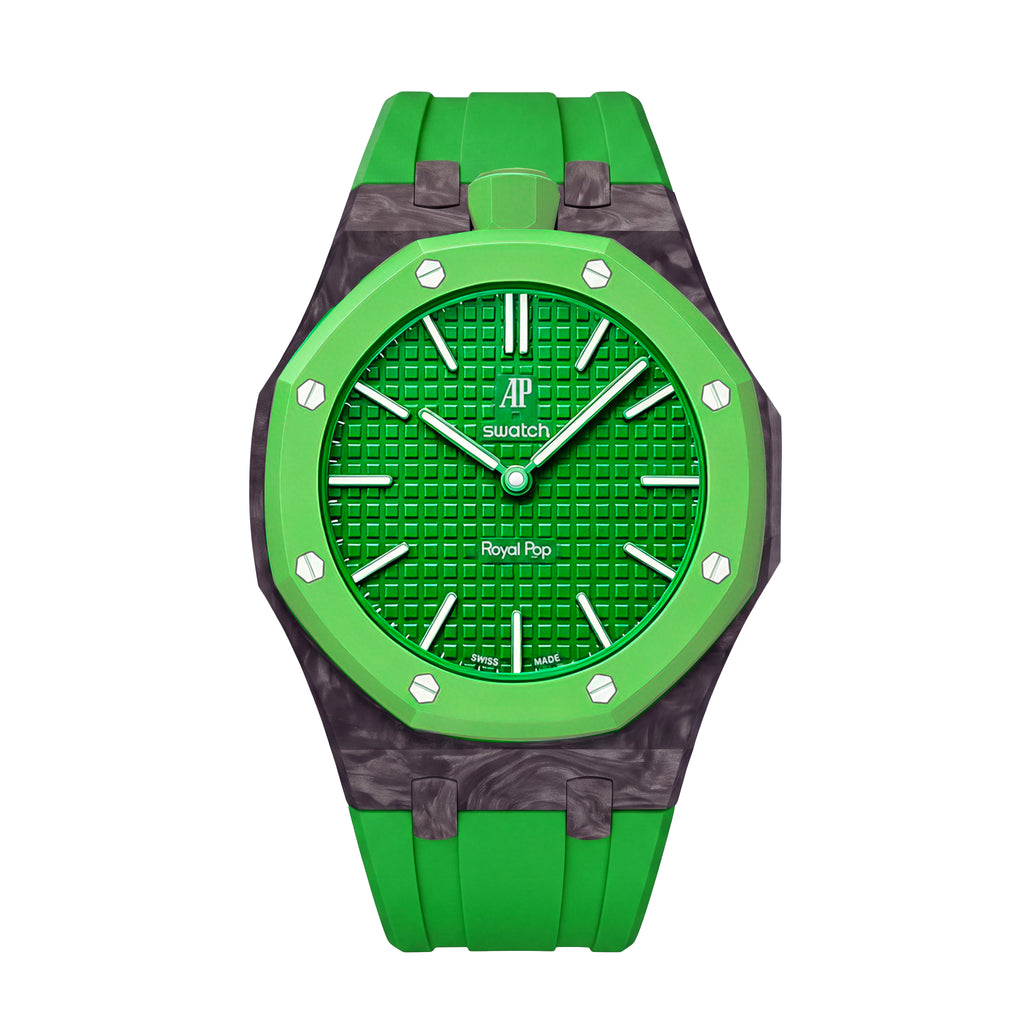 Straps Fluor Carbono Forjado Verde + Logo AP en hebilla