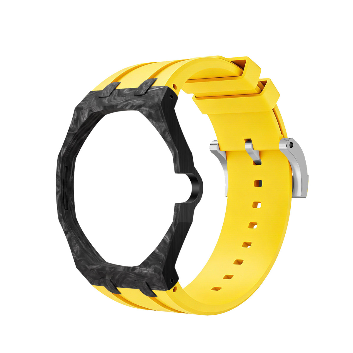 Straps Fluor Carbono Forjado Amarillo + Logo AP en hebilla