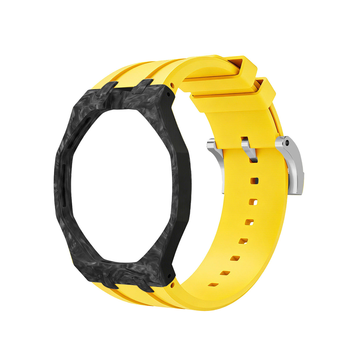 Straps Fluor Carbono Forjado Amarillo + Logo AP en hebilla