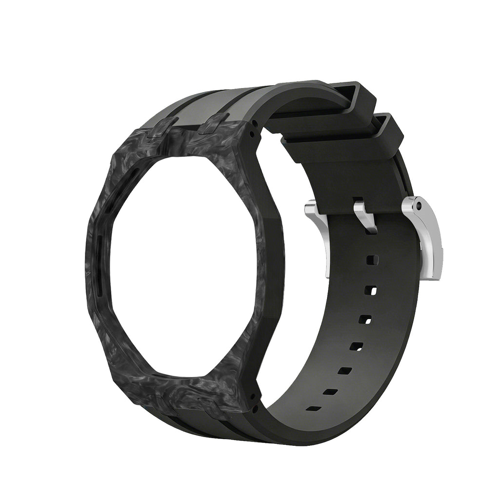 Straps Fluor Carbono Forjado Negro + Logo AP en hebilla