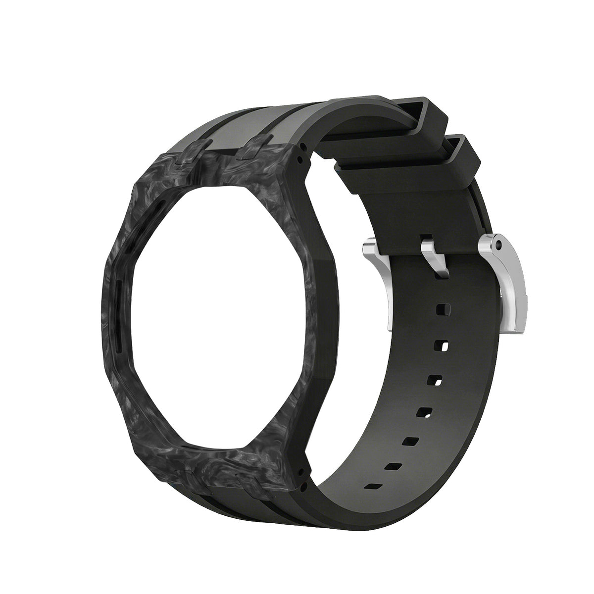 Straps Fluor Carbono Forjado Negro + Logo AP en hebilla