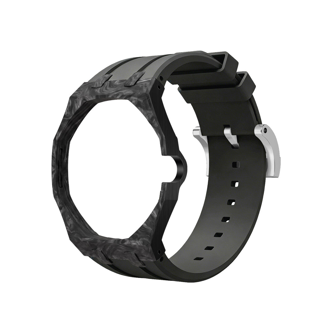 Straps Fluor Carbono Forjado Negro + Logo AP en hebilla