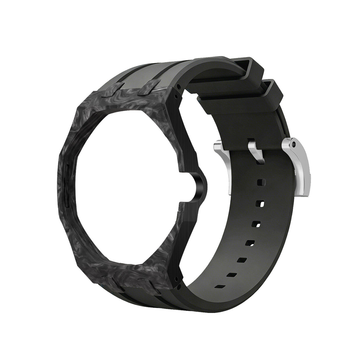 Straps Fluor Carbono Forjado Negro + Logo AP en hebilla