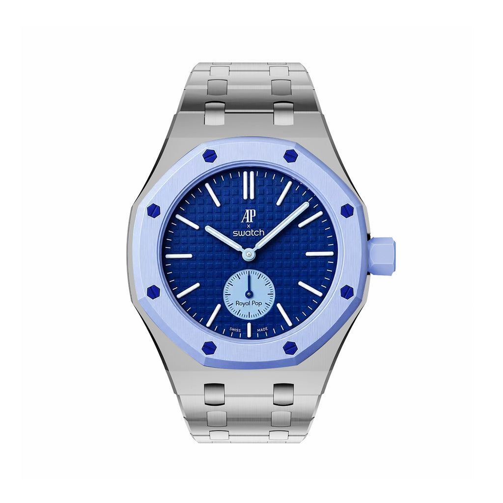 Straps Royal Oak Plateado + Logo AP
